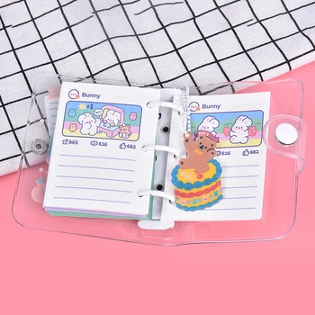 1PC Mini Diary Notebook Cute 90 Sheet 3 Ring Journal Notebook Diary Agenda To Do list Notepad Stationery
1PC Mini Diary Notebook Cute 90 Sheet 3 Ring Journal Notebook Diary Agenda To Do list Notepad Stationery