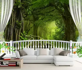 CJSIR Custom 3d Wallpaper Nature Landscape Green Big Tree Forest Waterfall Balcony Landscape Background Wall 3d Wallpaper Decor
CJSIR Custom 3d Wallpaper Nature Landscape Green Big Tree Forest Waterfall Balcony Landscape Background Wall 3d Wallpaper Decor