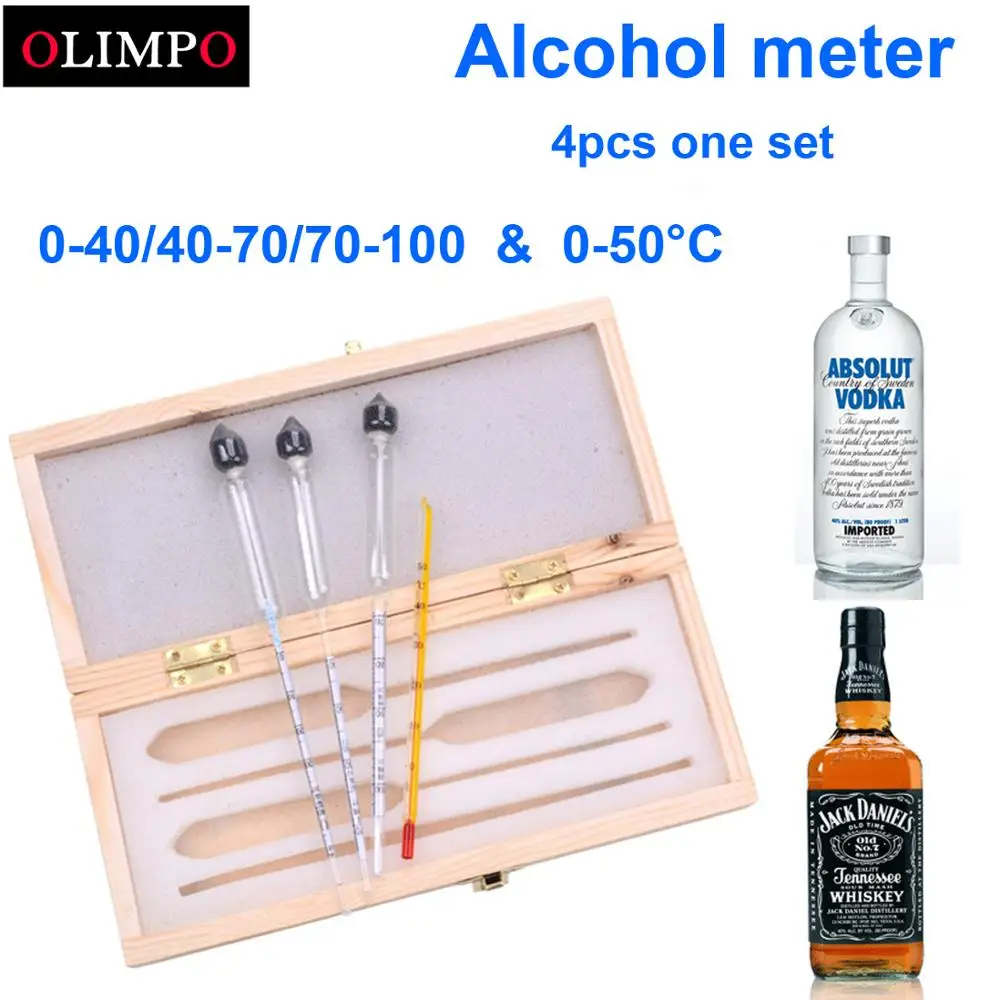 3pcs/set Alcoholometer Alcohol Meter hydrometer for alcohol Measuring Alcohol for Whisky Vodka Spirits Liqour Alcoholmeter
3pcs/set Alcoholometer Alcohol Meter hydrometer for alcohol Measuring Alcohol for Whisky Vodka Spirits Liqour Alcoholmeter