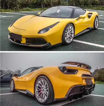 REAL CARBON FIBER Front Rear Bumper Lip Splitters Spoiler Trunk Diffuser Side Body Skirt Air Vent Fender For Ferrari 488
REAL CARBON FIBER Front Rear Bumper Lip Splitters Spoiler Trunk Diffuser Side Body Skirt Air Vent Fender For Ferrari 488