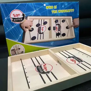 2020 NEW GAME Fast Sling Puck Game Paced Fast SlingPuck Winner Board Games Family Games Toys Adult Child Juego Child
2020 NEW GAME Fast Sling Puck Game Paced Fast SlingPuck Winner Board Games Family Games Toys Adult Child Juego Child