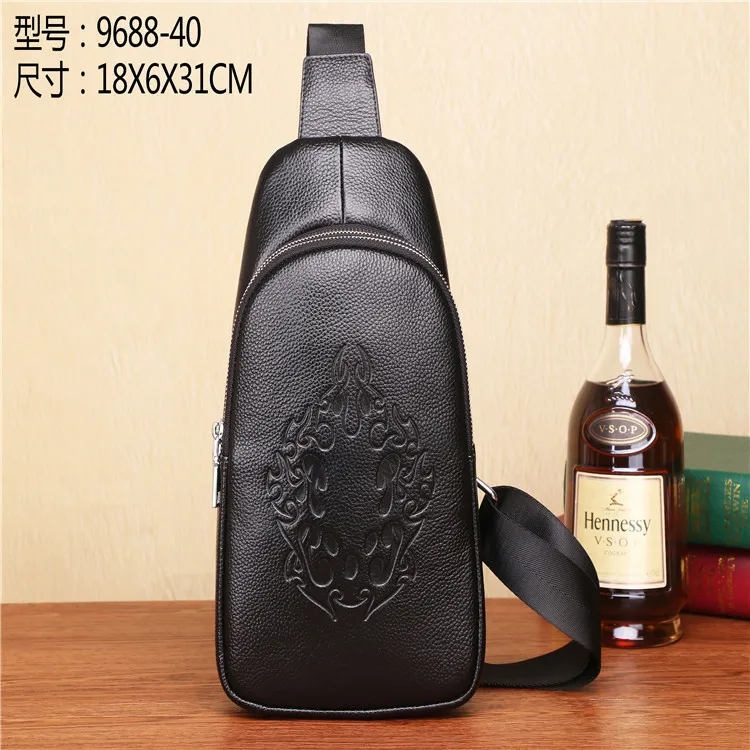 2019 New Style Men Chest Pack Korean-style Style Full-grain Leather Men's Bag Shoulder Bag
2019 New Style Men Chest Pack Korean-style Style Full-grain Leather Men's Bag Shoulder Bag