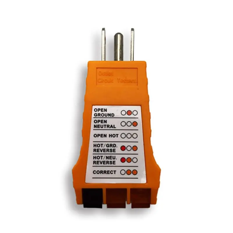 Safety US Plug Outlet Tester Receptacle Socket Detector for Standard AC Outlets R9JF
Safety US Plug Outlet Tester Receptacle Socket Detector for Standard AC Outlets R9JF