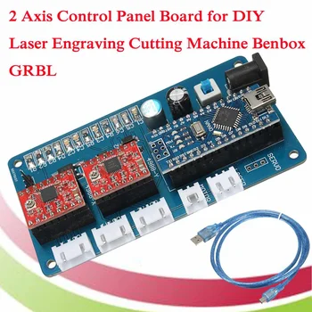1Pcs 2 Axis Control Panel Board DIY Laser Engraver Engraving Cutting Machine Motherboard for Benbox GRBL
1Pcs 2 Axis Control Panel Board DIY Laser Engraver Engraving Cutting Machine Motherboard for Benbox GRBL
