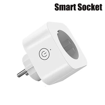 10A WiFi Smart Socket EU Power Monitor Timing Function Smart Plug Tuya APP Control Works With Alexa Google Assistant
10A WiFi Smart Socket EU Power Monitor Timing Function Smart Plug Tuya APP Control Works With Alexa Google Assistant