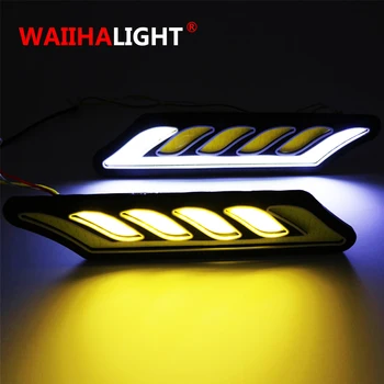 2Pcs Car Light Assembly Car Led Fog Light Daytime Running Lights Dual Color White Yellow Auto DRL COB Auto Day Light 12V
2Pcs Car Light Assembly Car Led Fog Light Daytime Running Lights Dual Color White Yellow Auto DRL COB Auto Day Light 12V