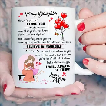 Gifts for Daughter from Mom – Inspirational Gift to My Daughter Never Forget That I Love You Mug- Christmas, Birthday, Wedding,
Gifts for Daughter from Mom – Inspirational Gift to My Daughter Never Forget That I Love You Mug- Christmas, Birthday, Wedding,