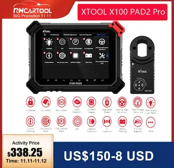 OBD2 XTOOL X100PAD X100PAD2 X100PAD2 Pro Diagnostic Tool with key programmer For VW 4th5th Immo Odometer adjustment KO X300 PRO4
OBD2 XTOOL X100PAD X100PAD2 X100PAD2 Pro Diagnostic Tool with key programmer For VW 4th5th Immo Odometer adjustment KO X300 PRO4