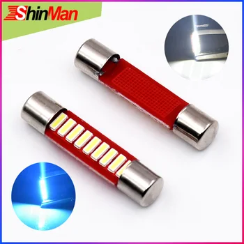ShinMan 4x White Ice blue Festoon C5W T6 LED Light For Car Make-up mirror light Sun visor lamp light Reading Light Dome Light
ShinMan 4x White Ice blue Festoon C5W T6 LED Light For Car Make-up mirror light Sun visor lamp light Reading Light Dome Light