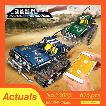 MOC Technic Series Creator APP Remote Control Car Bricks for 13025 Technic RC Tracked Racer Model Building Blocks Toys 13026
MOC Technic Series Creator APP Remote Control Car Bricks for 13025 Technic RC Tracked Racer Model Building Blocks Toys 13026