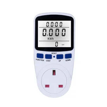US/UK/EU Plug Electricity Power Consumption Meter Energy Monitor Watt Meter LCD Display Electricity Usage Power Meter
US/UK/EU Plug Electricity Power Consumption Meter Energy Monitor Watt Meter LCD Display Electricity Usage Power Meter