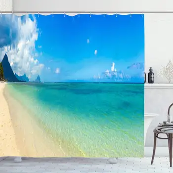 Shower Curtain Set with Hooks 72x78 Scene Sandy Tropical Wolmar Nobody Beach Sunny Paradise Day Island Nature Parks Outdoor
Shower Curtain Set with Hooks 72x78 Scene Sandy Tropical Wolmar Nobody Beach Sunny Paradise Day Island Nature Parks Outdoor