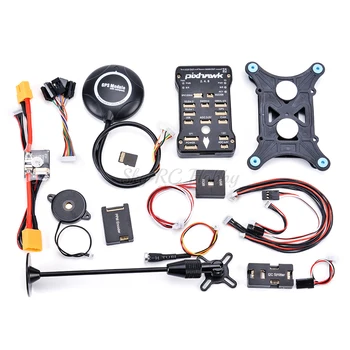 Pixhawk PIX 2.4.8 32 Bit Flight Controller w/ Safety Switch Buzzer + M8N GPS / I2C / PPM Module / Power Module / RGB
Pixhawk PIX 2.4.8 32 Bit Flight Controller w/ Safety Switch Buzzer + M8N GPS / I2C / PPM Module / Power Module / RGB
