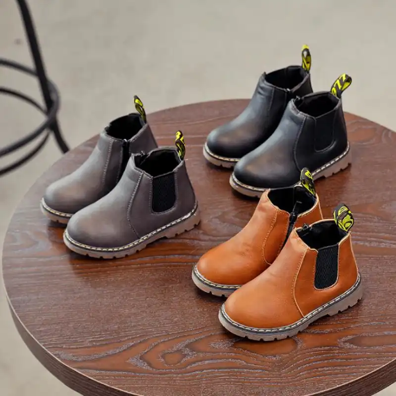 childrens black chelsea boots