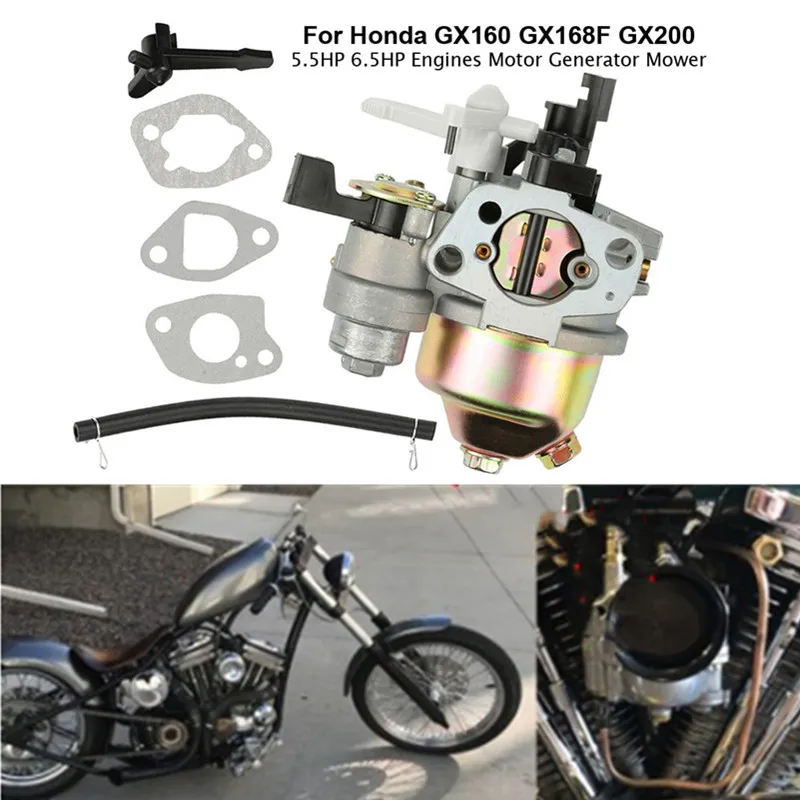 Карбюратор 2021, подходит для Honda GX160 GX168F GX200 5.5HP 6.5HP + прокладка топливной трубки двигателя
Карбюратор 2021, подходит для Honda GX160 GX168F GX200 5.5HP 6.5HP + прокладка топливной трубки двигателя