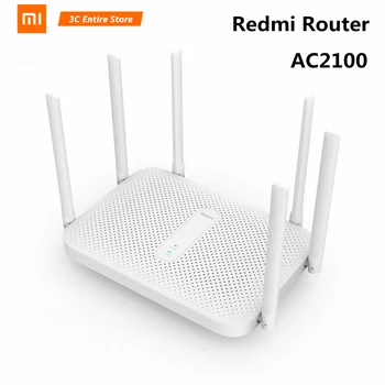 Xiaomi Redmi AC2100 Router support 5G and 2.4G wireless router support web android IOS system
Xiaomi Redmi AC2100 Router support 5G and 2.4G wireless router support web android IOS system