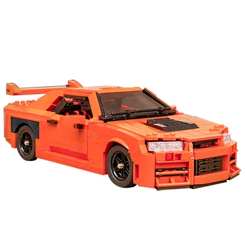 Sports Car Series Building Blocks Compatible MOC-29377 Nissan Skyline GTR R34 Technic Bricks Diy Toy Christmas Gift
Sports Car Series Building Blocks Compatible MOC-29377 Nissan Skyline GTR R34 Technic Bricks Diy Toy Christmas Gift