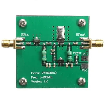 1-930MHz 2W RF Broadband Power Amplifier Module for Radio Transmission FM HF VHF,Broadband RF Low Power Amplifier
1-930MHz 2W RF Broadband Power Amplifier Module for Radio Transmission FM HF VHF,Broadband RF Low Power Amplifier