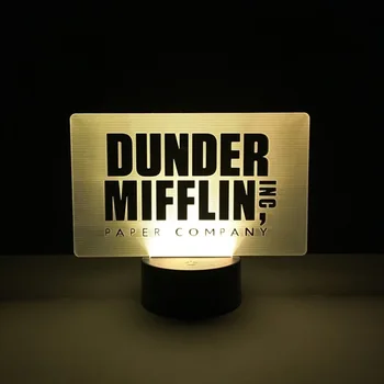 Bluetooth Speaker Led Nightlight The Office Dunder Mifflin Night Light for Children's Bedroom Decoration Novetly Light Party
Bluetooth Speaker Led Nightlight The Office Dunder Mifflin Night Light for Children's Bedroom Decoration Novetly Light Party