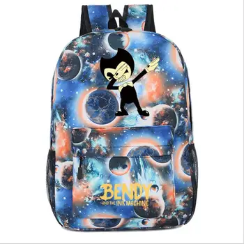 Fashion Bendy and The Ink Machine Backpack Design Student Shoulder travel bag women men Laptop Bag Bookbag
Fashion Bendy and The Ink Machine Backpack Design Student Shoulder travel bag women men Laptop Bag Bookbag