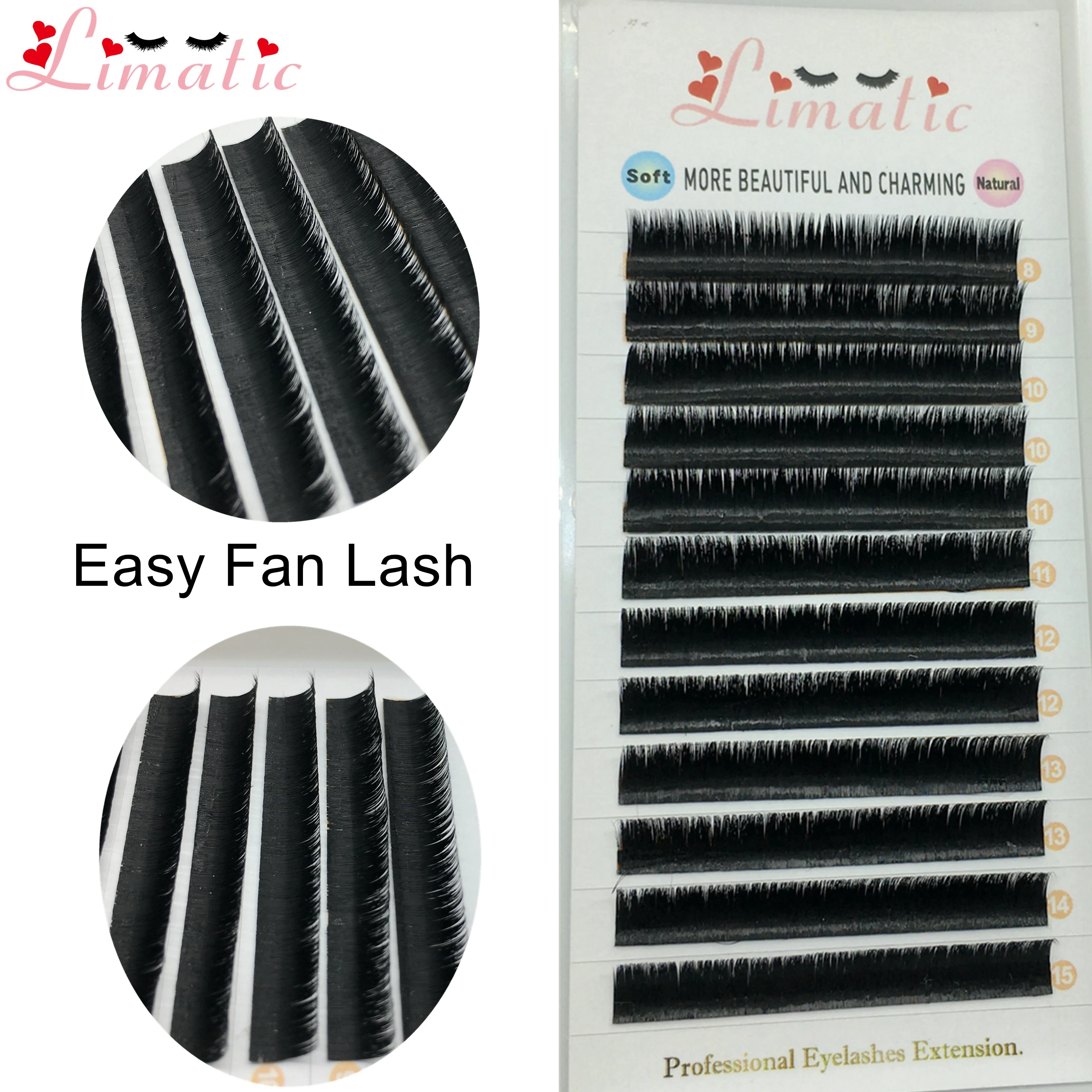 Limatic Easy Fan Individual Bloom Self Making Fans Eyelashes Extension Russian Faux Mink Lash Makeup Tools
Limatic Easy Fan Individual Bloom Self Making Fans Eyelashes Extension Russian Faux Mink Lash Makeup Tools