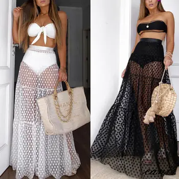 2020 Summer Women Bikini Cover Up Swimsuit Mesh Sheer Transparent Mini Wrap Skirts Tulle Female See Through Sarong Beachwear
2020 Summer Women Bikini Cover Up Swimsuit Mesh Sheer Transparent Mini Wrap Skirts Tulle Female See Through Sarong Beachwear