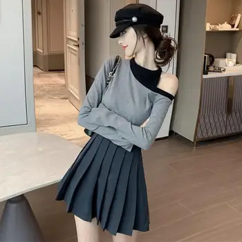 COCOEPPS Two Pieces dresses One-shoulder Long Sleeves Tops and Short Skirts New Arrivals Spring Summer Dresses Sets for Girls
COCOEPPS Two Pieces dresses One-shoulder Long Sleeves Tops and Short Skirts New Arrivals Spring Summer Dresses Sets for Girls