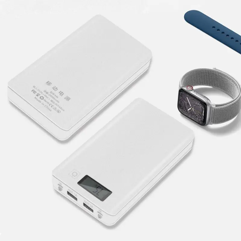 5V 2A LCD Digital Display 6x18650 Case Power Bank Shell Portable External Box without Battery Powerbank 18650 Protector F3MA
5V 2A LCD Digital Display 6x18650 Case Power Bank Shell Portable External Box without Battery Powerbank 18650 Protector F3MA