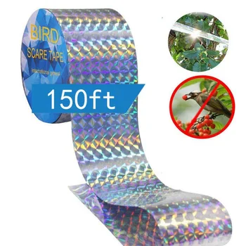 HOT! Bird Repellent Deterrent Scare Tape GardenDual-sided Holographic Reflective 
HOT! Bird Repellent Deterrent Scare Tape GardenDual-sided Holographic Reflective