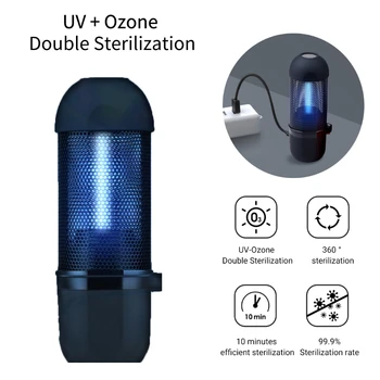 Rechargeable UVC Germicidal Ozone Sterilization Lamp Bulb Portable Ultraviolet UV Sterilizer LED Light For Disinfect Bacterial
Rechargeable UVC Germicidal Ozone Sterilization Lamp Bulb Portable Ultraviolet UV Sterilizer LED Light For Disinfect Bacterial