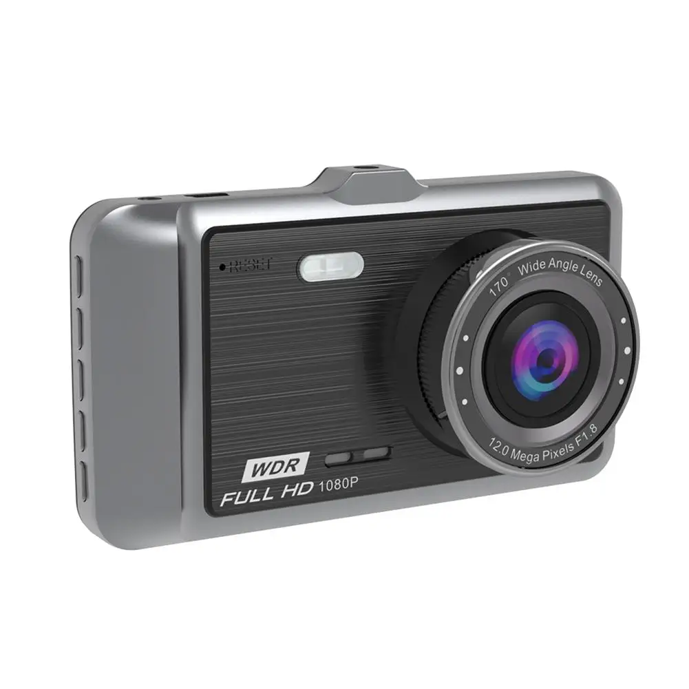 4 дюйма A60 Автомобильный видеорегистратор HD 1080p передняя задняя двойная линза IPS