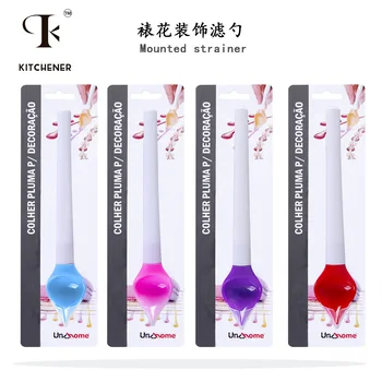 Bakery DIY Plastic Chocolate Filtering Spoon Decorating Decoration Cake Tools Chocolate Pencil Doing Homework Spoon 
Bakery DIY Plastic Chocolate Filtering Spoon Decorating Decoration Cake Tools Chocolate Pencil Doing Homework Spoon