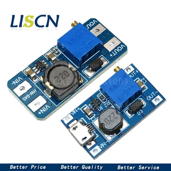 1PCS MT3608 DC-DC Adjustable Boost Module 2A Boost Plate Step Up Module with MICRO USB 2V-24V to 5V 9V 12V 28V
1PCS MT3608 DC-DC Adjustable Boost Module 2A Boost Plate Step Up Module with MICRO USB 2V-24V to 5V 9V 12V 28V