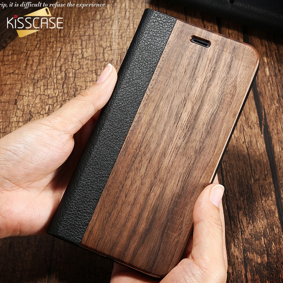 Чехол KISSCASE из бамбука и натурального дерева для iPhone 12 11 Pro Max Mini чехол бумажник