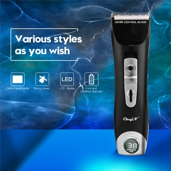 LCD Digital Hair Clipper Rechargeable Trimmer Men Professional Precise Hair Cutter Machine Adjustment Shaving Machine Low Noise
LCD Digital Hair Clipper Rechargeable Trimmer Men Professional Precise Hair Cutter Machine Adjustment Shaving Machine Low Noise