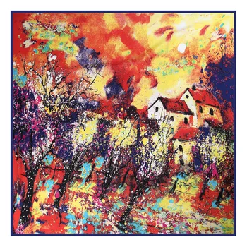 100*100cm TOP Silk superior Renaissance Scarves Women Foulard Square Hijab Scarf Ladies Shawl wrap muffler pareo female hijab
100*100cm TOP Silk superior Renaissance Scarves Women Foulard Square Hijab Scarf Ladies Shawl wrap muffler pareo female hijab