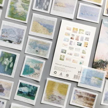 50 Pcs/Set Monet Impression Painting Washi Stickers DIY Scrapbooking Sticker Decorative Stationery
50 Pcs/Set Monet Impression Painting Washi Stickers DIY Scrapbooking Sticker Decorative Stationery