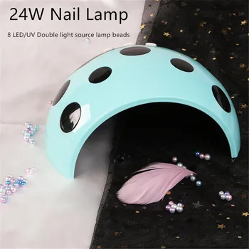 24W Nail Lamp Infrared intelligent induction 8 LED/UV Double light source lamp beads Dry quickly and efficiently
24W Nail Lamp Infrared intelligent induction 8 LED/UV Double light source lamp beads Dry quickly and efficiently