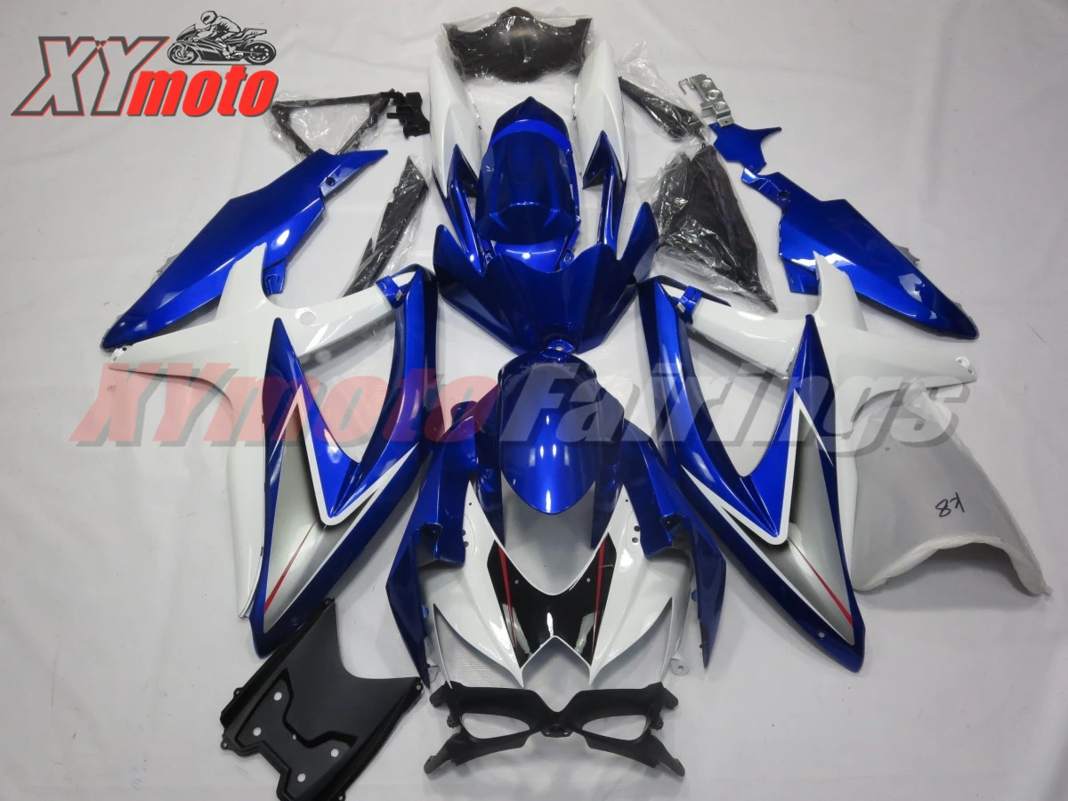 Motorcycle Fairing Kit For Suzuki GSXR600 GSXR750 K8 K9 08 09 10 Injection ABS Fairings K8 2008-2010 Blue and Silver Bodyworks
Motorcycle Fairing Kit For Suzuki GSXR600 GSXR750 K8 K9 08 09 10 Injection ABS Fairings K8 2008-2010 Blue and Silver Bodyworks