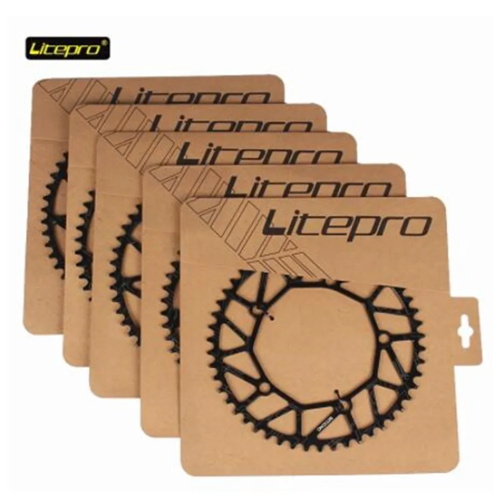 Litepro 130 BCD 9 10 11 скорость полый ЧПУ сплав одинарный диск цепное колесо дорожный
