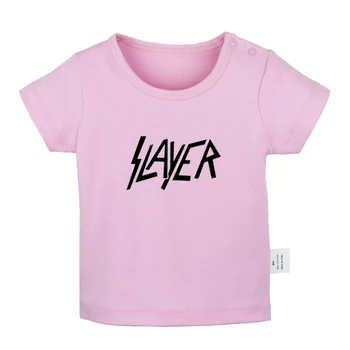 

Slayer American Famous Speed Band Blink 182 Punk Band Newborn Baby T-shirts Toddler Graphic Solid Color Short Sleeve Tee Tops