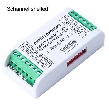 3/4 Channel Accessories Wide Use Bars DMX512 Tool Mini Controller Decorated Light LED Decoder Home Strip Constant Voltage
3/4 Channel Accessories Wide Use Bars DMX512 Tool Mini Controller Decorated Light LED Decoder Home Strip Constant Voltage