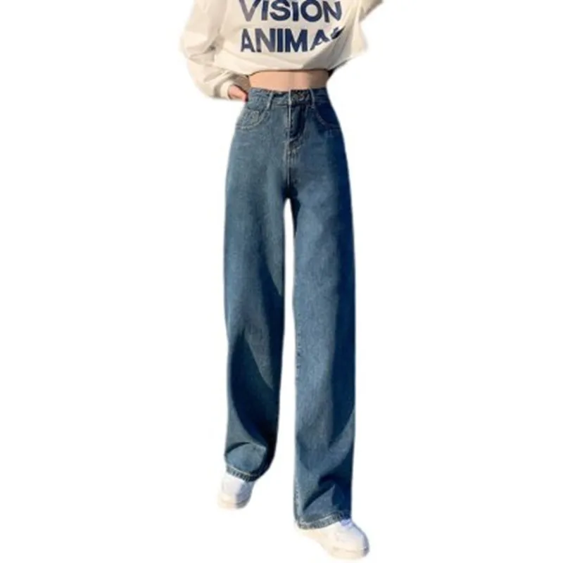 2023 New Wide Leg Jeans for Women Bottom Baggy Denim Pants High Waist Full Length Clothing Trousers Vintage Streetwear
2023 New Wide Leg Jeans for Women Bottom Baggy Denim Pants High Waist Full Length Clothing Trousers Vintage Streetwear
