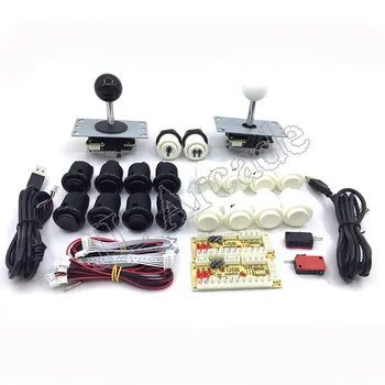 2 player arcade DIY kit zero delay USB controller PC joystick + button + oval sphere + MAME and Raspberry Pi PS3 HOME
2 player arcade DIY kit zero delay USB controller PC joystick + button + oval sphere + MAME and Raspberry Pi PS3 HOME