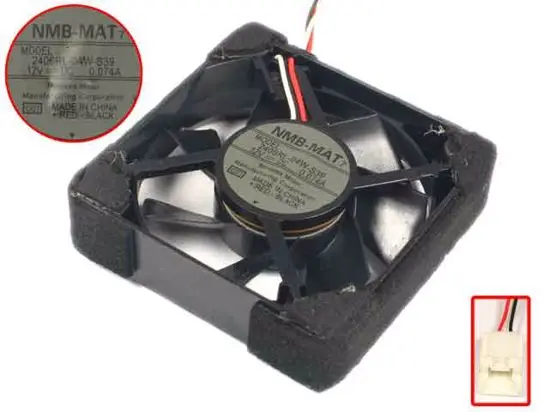 NMB-MAT 2406RL-05W-M50 C01 DC 12 В 0.074A 60x60x15 мм 3-проводной Вентилятор охлаждения сервера
NMB-MAT 2406RL-05W-M50 C01 DC 12 В 0.074A 60x60x15 мм 3-проводной Вентилятор охлаждения сервера