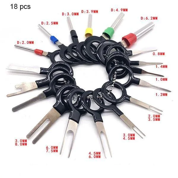 Car Terminal Ejector Kit Removal Tool Wire Plug Connector Extractor Puller Release Pin Electrical Wiring Crimp Connector Pin
Car Terminal Ejector Kit Removal Tool Wire Plug Connector Extractor Puller Release Pin Electrical Wiring Crimp Connector Pin