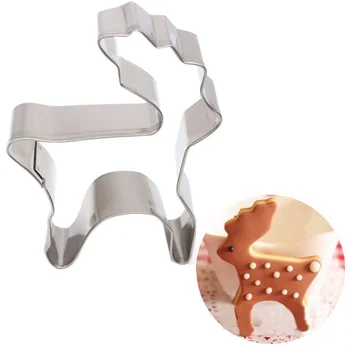 Lovely Christmas Reindeer Cookie Cutter Stainless Steel Biscuit Molds for Home Kitchen Baking
Lovely Christmas Reindeer Cookie Cutter Stainless Steel Biscuit Molds for Home Kitchen Baking