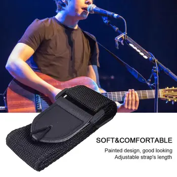 Adjustable Guitar Strap Black Leather Guitar Strap Holder Button Safe Lock For Acoustic Electric Classic Guitar Bass Accessories
Adjustable Guitar Strap Black Leather Guitar Strap Holder Button Safe Lock For Acoustic Electric Classic Guitar Bass Accessories
