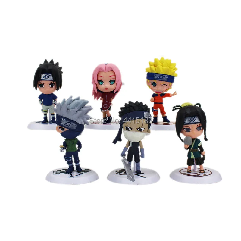 6 Pcs/Set Narut Sasuke Uzumaki Naruto Kakashi PVC Action Figure Doll Collectible Model Baby Toy Christmas Gift For Children
6 Pcs/Set Narut Sasuke Uzumaki Naruto Kakashi PVC Action Figure Doll Collectible Model Baby Toy Christmas Gift For Children