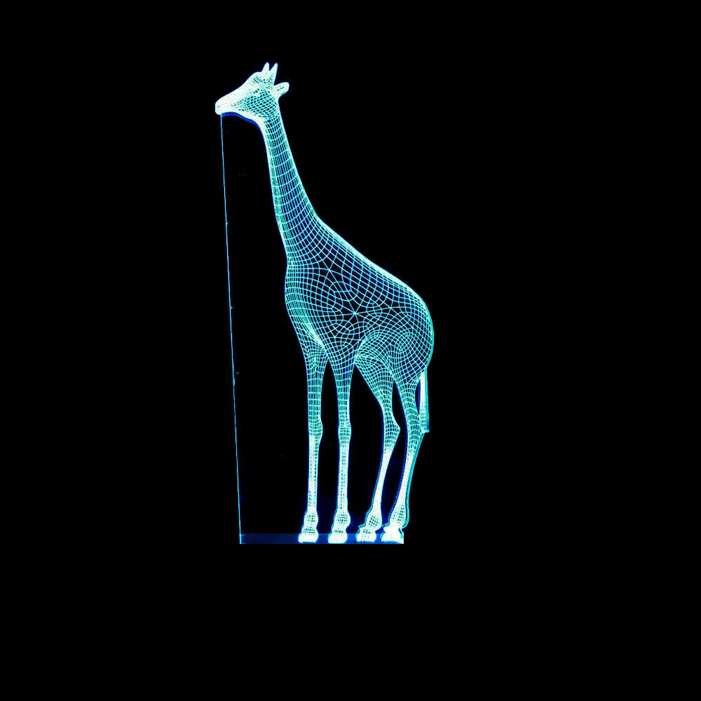 New Style USB Plug 3D Small Table Lamp Giraffe Modeling Colorful Small Night Lamp 3D Visual Lamp LED Energy Saving Bedside Lamp
New Style USB Plug 3D Small Table Lamp Giraffe Modeling Colorful Small Night Lamp 3D Visual Lamp LED Energy Saving Bedside Lamp